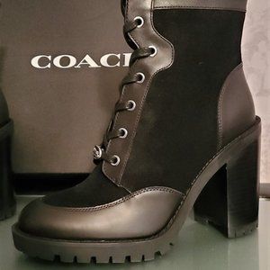 Coach Hedy Lace Up Bootie